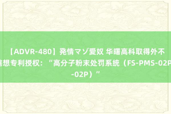 【ADVR-480】発情マゾ愛奴 华曙高科取得外不雅瞎想专利授权：“高分子粉末处罚系统（FS-PMS-02P）”